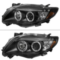 HALO PROJECTOR HEADLIGHT BLACK HOUS