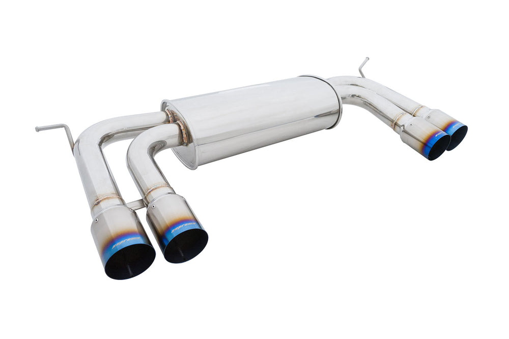 Megan Axle Back Exhaust 2010-13 BMW E70 X5M 10-14 X6M (Do not fit regular X5) w Burnt Titanium Tips