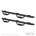 18C WRANGLER JL UNLIMITED 4DR GENX OVAL DROP NERF STEP BARS TEXTURED BLACK