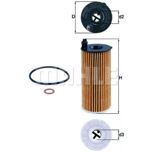 MAHLE OIL FILTER