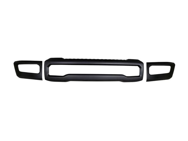 MATTE BLACK FRONT BUMPER OVERLAY (N