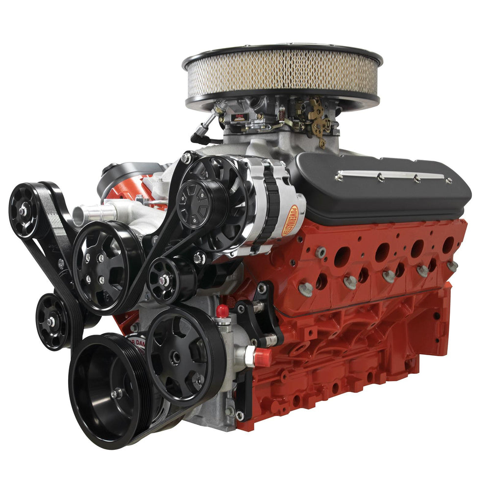 SERP SYS BLACK CHEVY LS7TOP MNT W/
