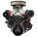 SERP SYS BLACK CHEVY LS7TOP MNT W/