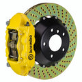 Brembo 07-18 Wrangler/Wrangler Unlimited Rear GT BBK 4 Piston Cast 380x28 2pc Rotor Drilled- Yellow