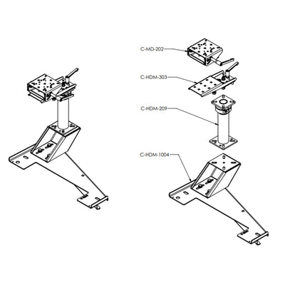 STANDARD TABLET PEDESTAL MOUNT PACK