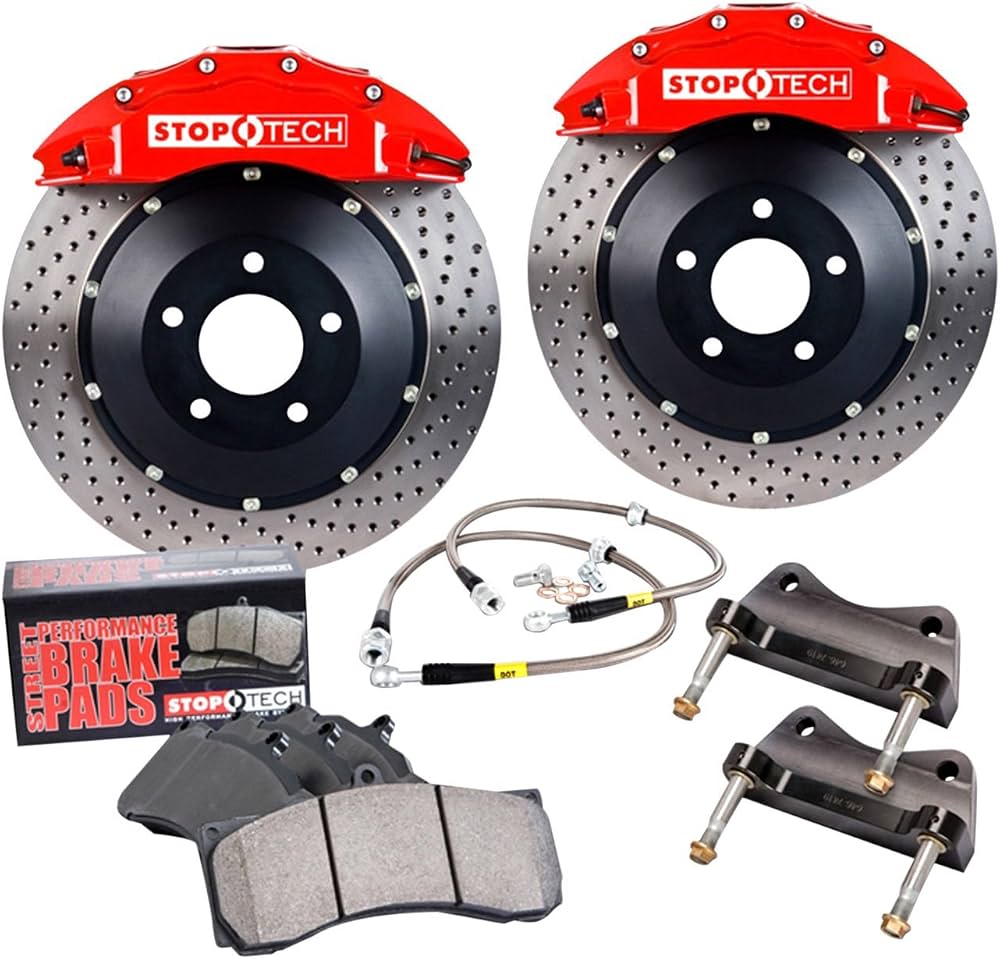 Stoptech Trophy Sport Big Brake Kit 2 Piece Rotor; Front Volkswagen Corrado Passat 1992-1995
