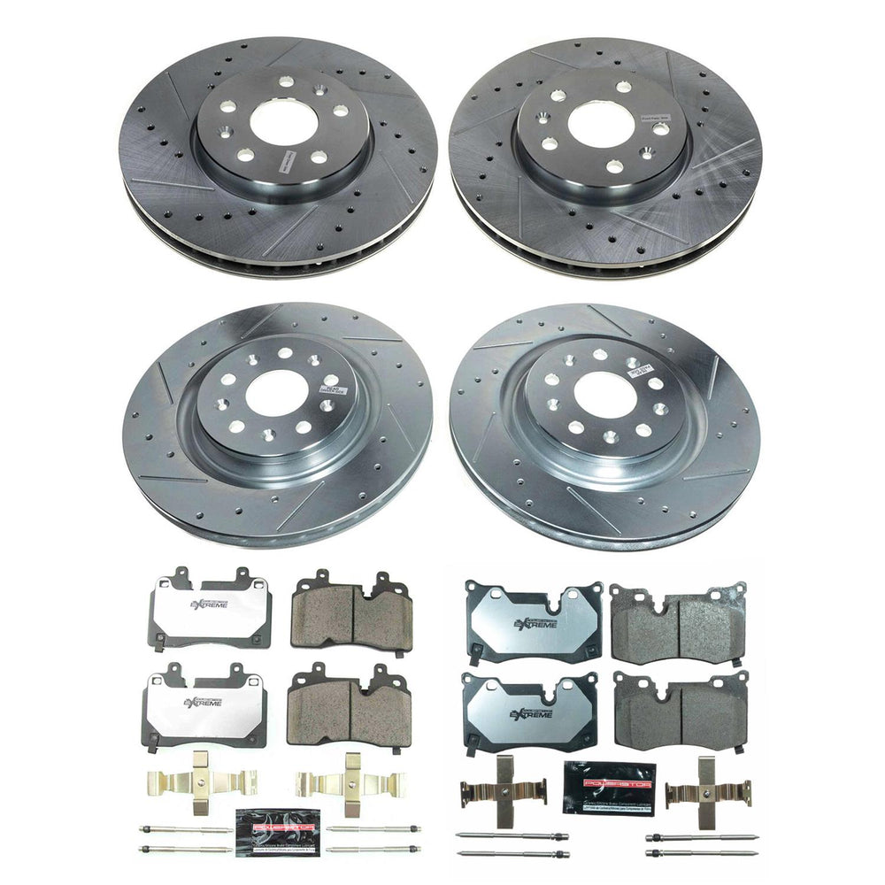 Power Stop 20-22 Chevrolet Corvette Front and Rear Z26 Street Brake Kit