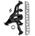 Shorty Header Black Painted 1991-1999 Jeep Wrangler Yj/Tj 4WD I6-4.0L Tube Size 1-5/8 Inch O.D. Black Paint FlowTech