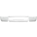 GLOSS WHITE BUMPER OVERLAY WITH FOG
