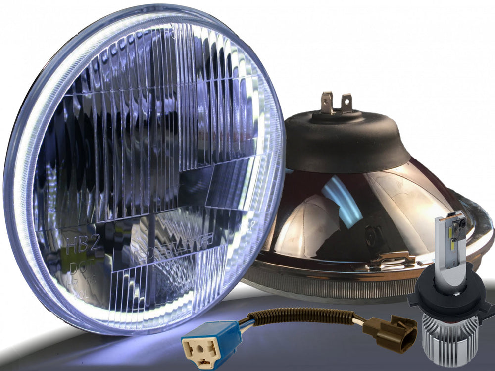 HALO LED HEADLIGHT KIT; 7 INCH ROUN