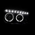PROJECTOR HEADLIGHT BLACK HOUSING