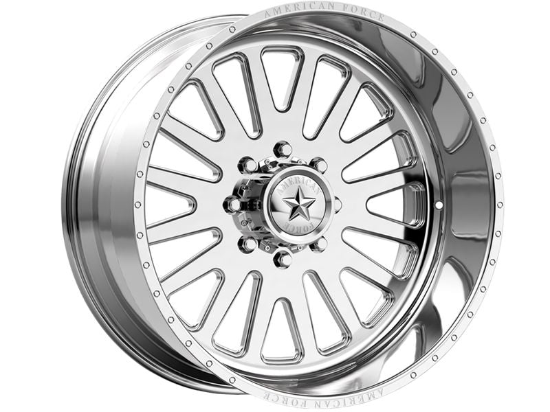 ~(70 lbs. 23X23X17)~ 1994-2018 DODGE RAM 2500 American Force 20x14 Atom SS 8x6.5 122mm Polished