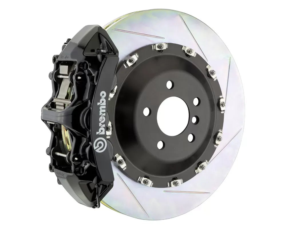 Brembo 07-13 X5 Front GT BBK 6 Piston Cast 405x34 2pc Rotor Slotted Type1 -Black