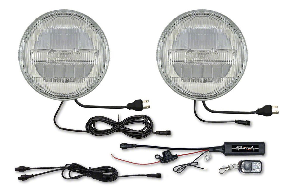 GLASS LENS LED HEADLIGHT