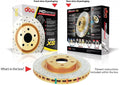DBA 05-08 Subaru Outback Rear Drilled & Slotted 4000 Series Rotor