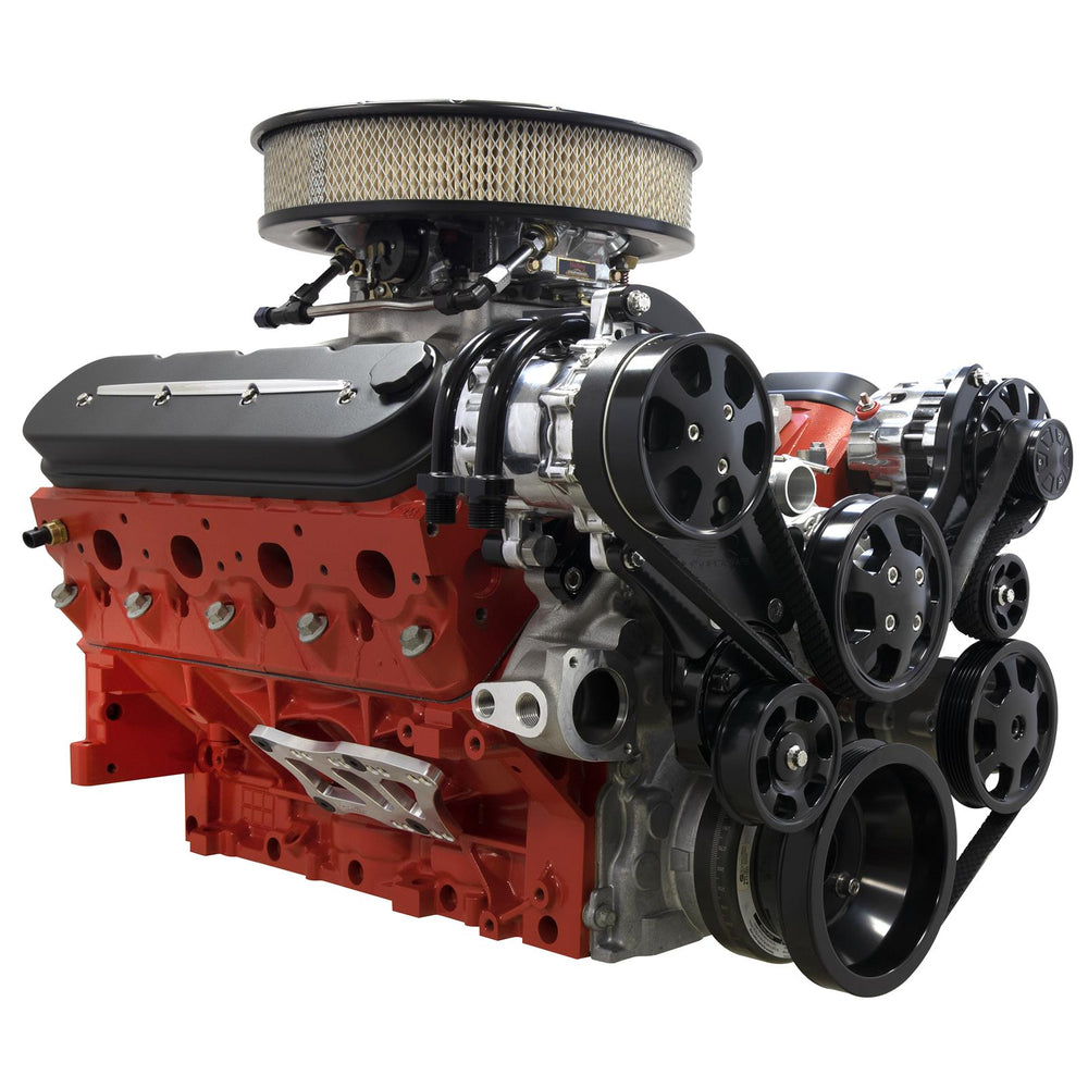 SERP SYS BLACK CHEVY LS7 TOP MNT W/