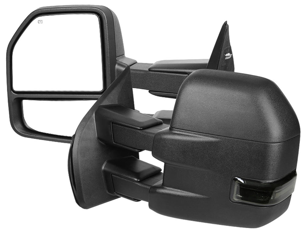 TOWING MIRRORS-BLACK TEXTURE SMOKE SIGNAL
