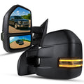 TOWING MIRRORS-BLACK TEXTURE SMOKE SIGNAL
