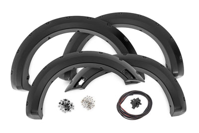 Pocket Fender Flares | G1 Black | 6' Bed | Ford Ranger 2WD/4WD (2019-2023)