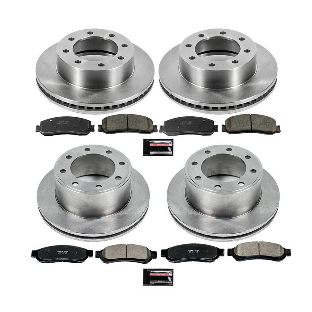 Power Stop 2012 Ford F-250 Super Duty Front & Rear Autospecialty Brake Kit