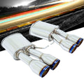 Megan Axle Back Exhaust BMW M5 Blue Roll Tips 24x13x15 32.9LBS MSRP $625