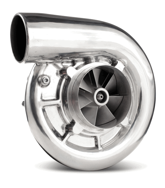 V-7 Straight Discharge Heavy Duty CCW YSi-Trim Supercharger Polished