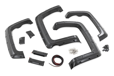 Fender Flares Defender l 5 9 Bed GCN Victory Red Chevy Silverado 1500 (14-18)