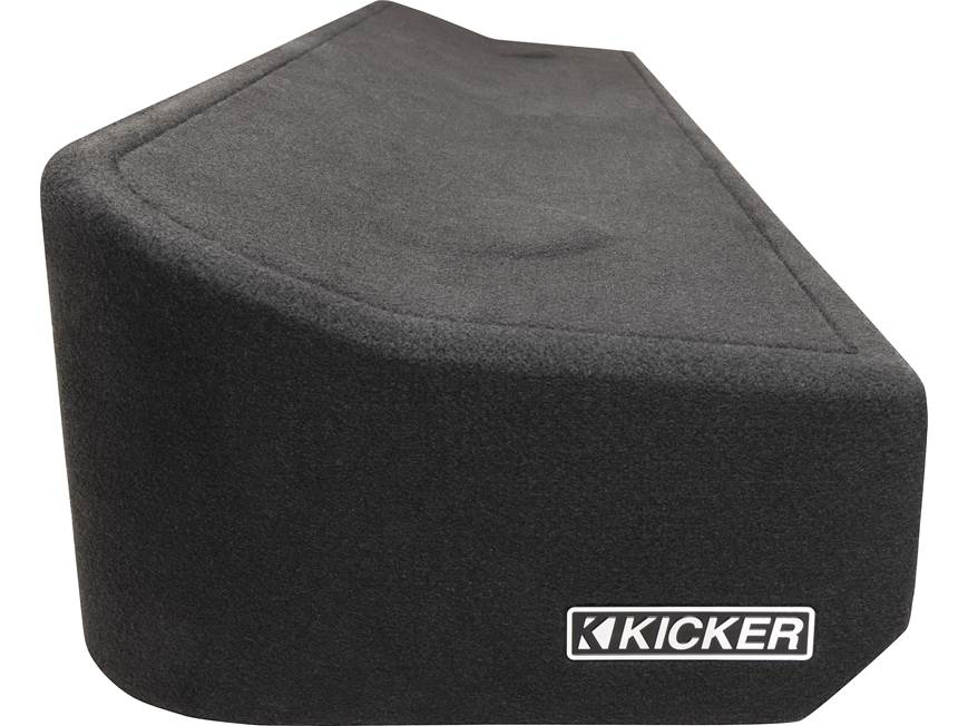 Kicker L7T Custom Fit Dual 10 (25cm) Subs in Down Firing Encl F-150 2-Ohm