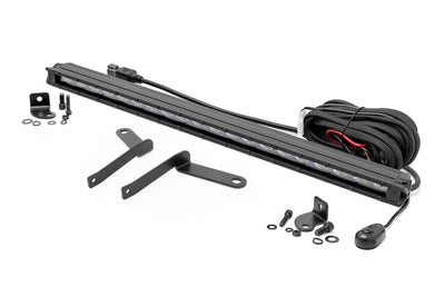 LED Light Kit | Bumper Mount | 20" Black Slim Line | Toyota Tundra (22-26)