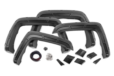 Pocket Fender Flares GBA Black GMC Sierra 1500 (14-18)/Sierra 2500 HD (15-19)