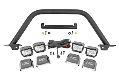 Safari Bar | 3" OSRAM (Quad) | Wide | OE Modular Steel | Ford Bronco (21-26)