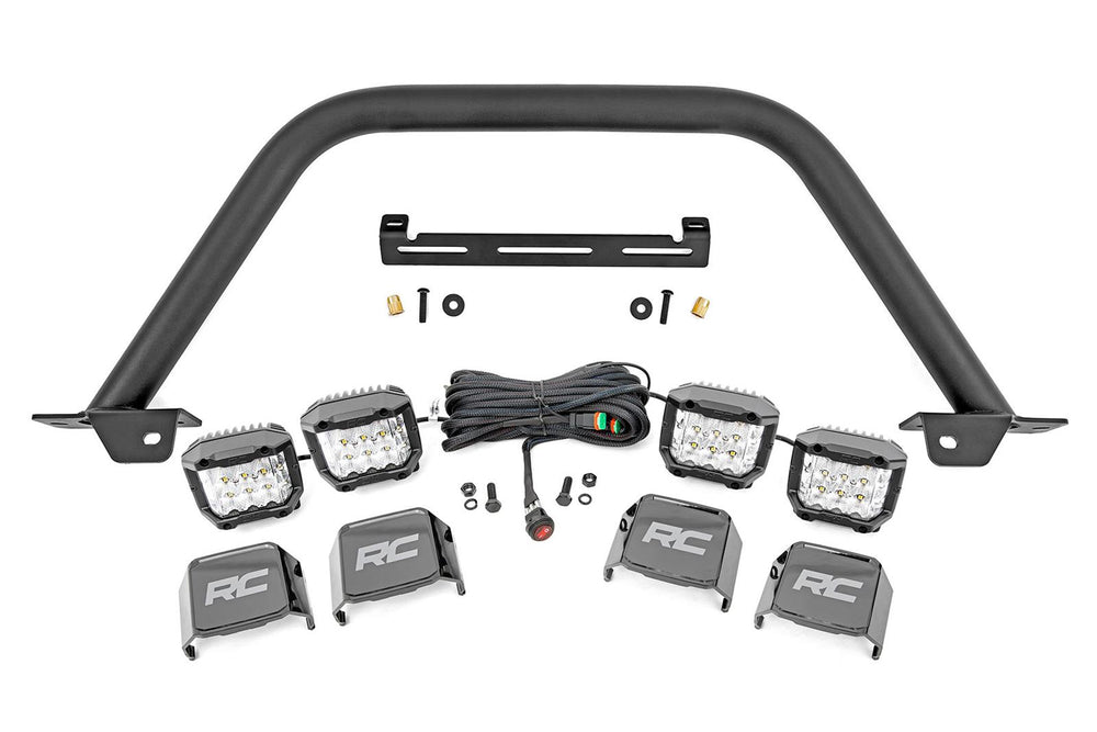 Safari Bar | 3" OSRAM (Quad) | Wide | OE Modular Steel | Ford Bronco (21-26)
