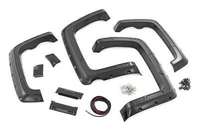 Fender Flares Defender l 5 9 Bed G1C Overcast Chevy Silverado 1500 (14-18)