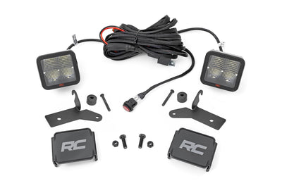 LED Light Kit | Hinge Mount | 2" Spectrum Pair | Jeep Gladiator JT/Wrangler JL (18-26)
