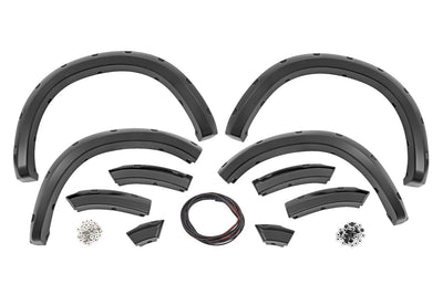 Pocket Fender Flares | PXQ Black Metallic | Ram 1500 2WD/4WD (2009-2018 & Classic)
