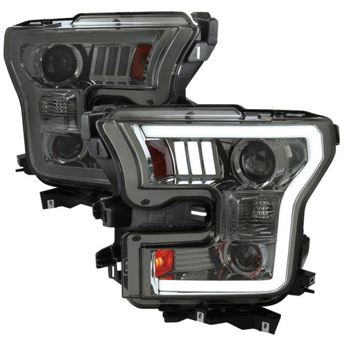 LED PROJECTOR HEADLIGHTS - SMOKED LENS