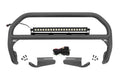 Nudge Bar | 20 Inch Black Single Row LED | OE Modular Steel | | Ford Bronco (21-26)