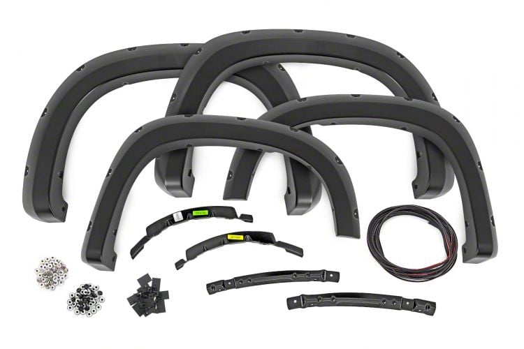 Pocket Fender Flares | 5'9" Bed | GAZ Summit White | Chevy Silverado 1500 (07-13)