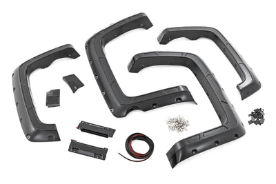 Fender Flares Defender l 5 9 Bed G7C Red Hot Chevy Silverado 1500 (14-18)