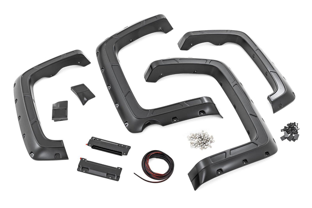 Fender Flares Defender l 5 9 Bed G7C Red Hot Chevy Silverado 1500 (14-18)