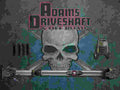 JK FRONT 1310 SOLID CV DRIVESHAFT W/FLANGE 2 OR 4 DOOR