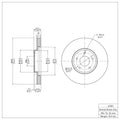 R1 Concepts Brake Rotor Fits Nissan Maxima