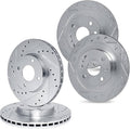 R1 Concepts Brake Rotor- D/S - Silver Fits Ford Focus
