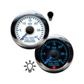~(1 lbs. 7X5X4)~ EV2 Chrome Bezel Blue Pointer W/Black Hub White Face Blue Numerals (Marine) Fuel Rail Pressure 0-30000Psi
