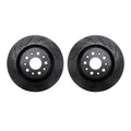 R1 Concepts Brake Rotor- D/S - Black Fits Maserati Ghibli