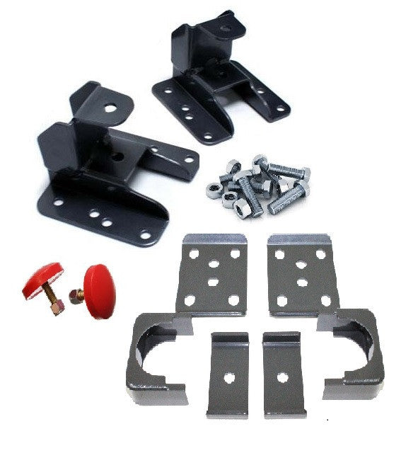 WH4REAR (04-06 SILVERADO 2WD 4WD 4 in OR 5 in REAR FLIP REAR HANGERS BUMP S.