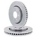 R1 Concepts Brake Rotor- Slotted - Silver