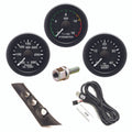 ~(1.3 lbs. 8X6X6)~ 94-97 DODGE CUMMINS EV2 Black Face/White Pointer/Black Bezel Pyro-Boost-Trans Temp