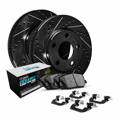 R1 Concepts Hi-Carbon Alloy GEOMET Coated Rotor Fits Land Rover