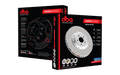 DBA 94-04 Ford Mustang Cobra Models Front 5000 Series Slotted Rotor w/Black Hat